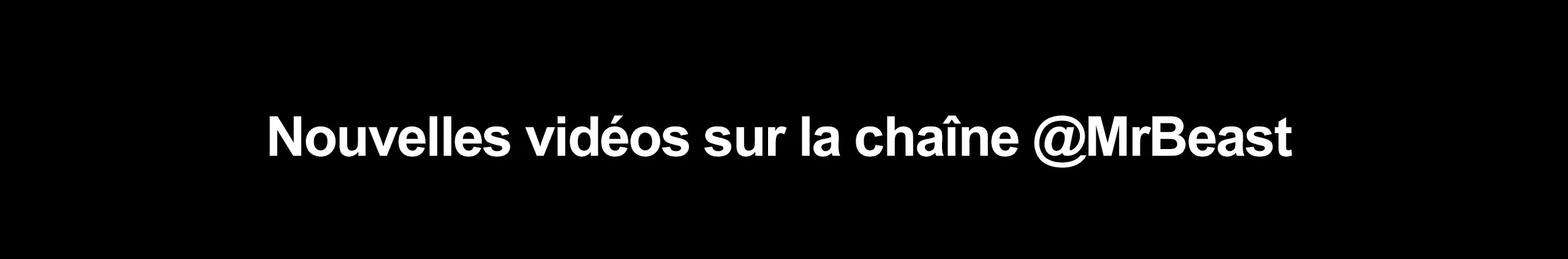 MrBeast en Français 's BANNER