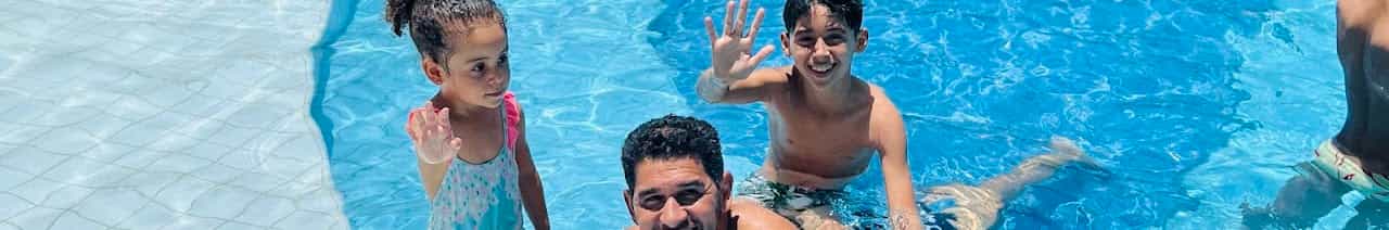 Pai e filhos sempre juntos