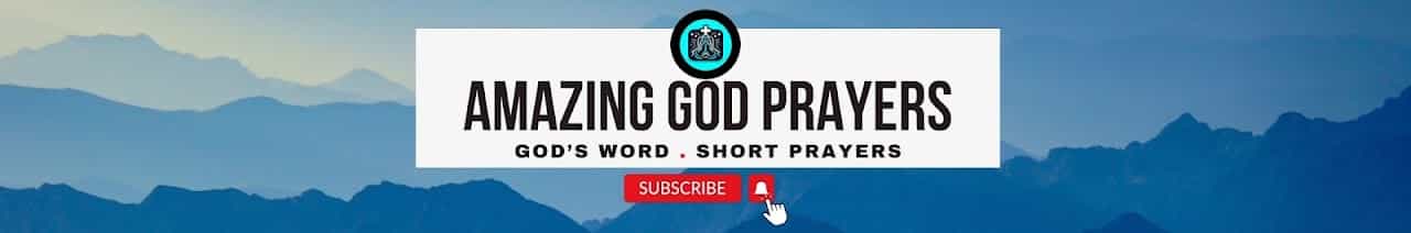 Amazing God Prayers