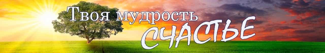 СЧАСТЬЕ - ТВОЯ МУДРОСТЬ. Аудиокниги.