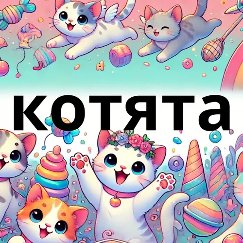 котята+щенок